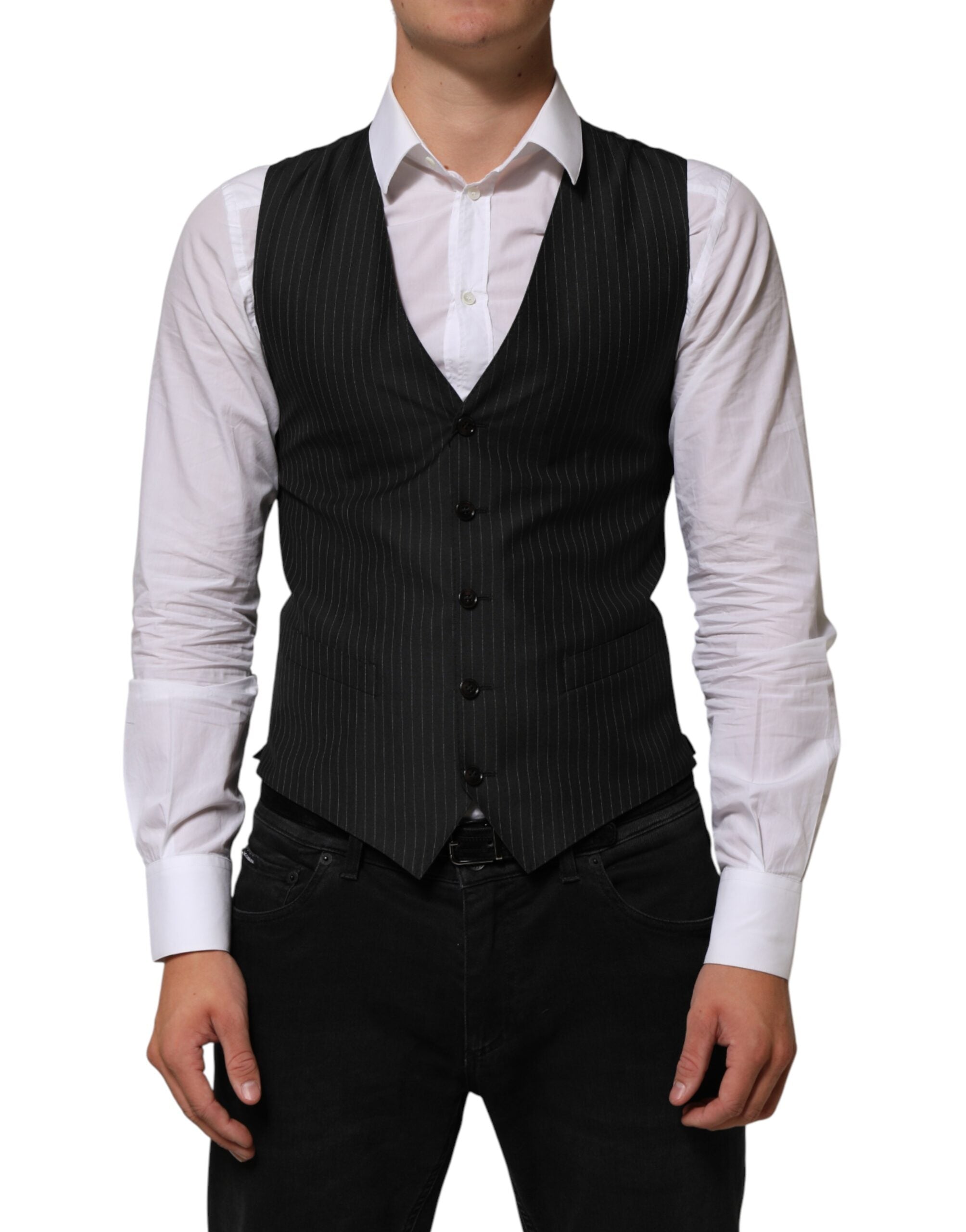 Black Wool Men Dress Formal Waistcoat Vest mens luxury fashion - Mens Edit