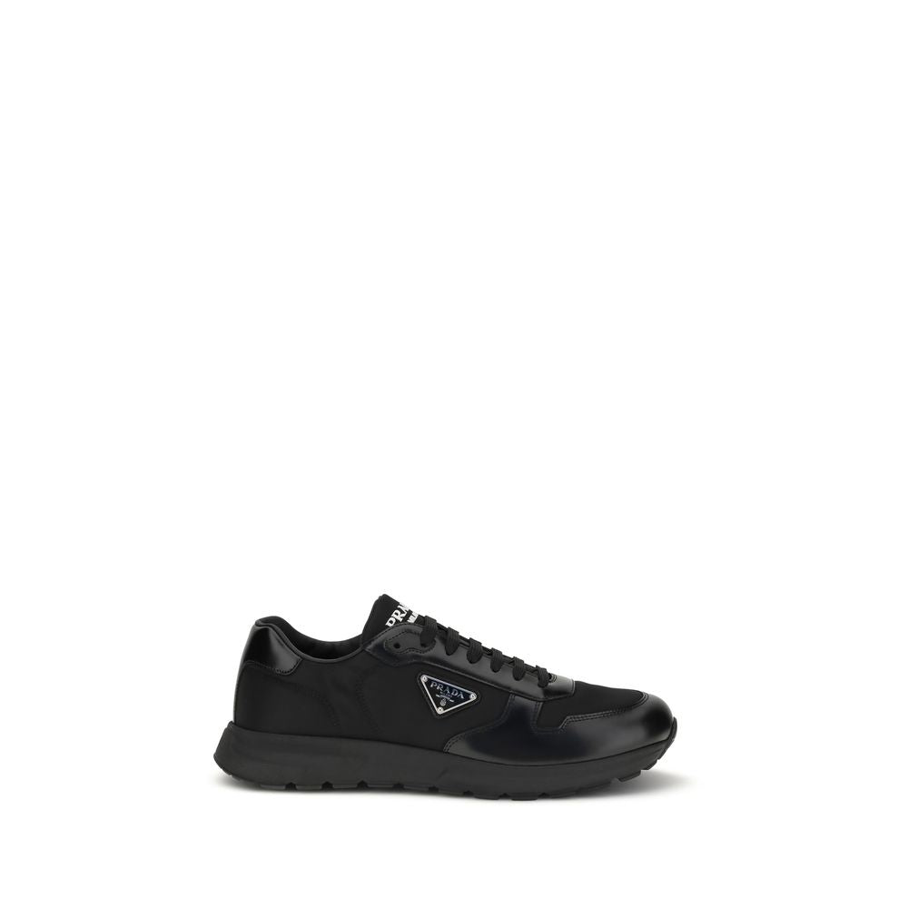 Prada Prax 01 Recycled Polyamide Sneakers in Black