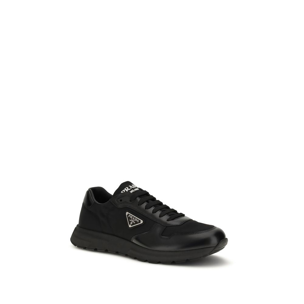 Prada Prax 01 Recycled Polyamide Sneakers in Black