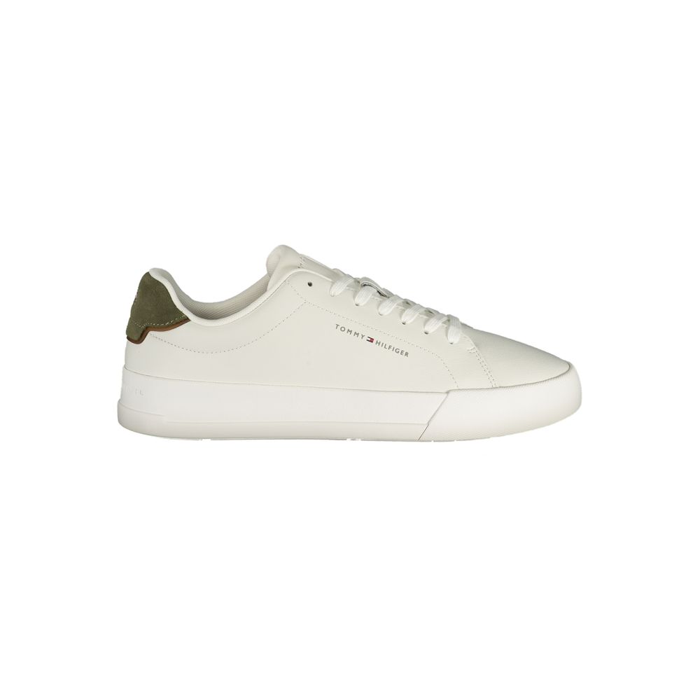 White Polyurethane Men Sneaker mens luxury fashion - Mens Edit