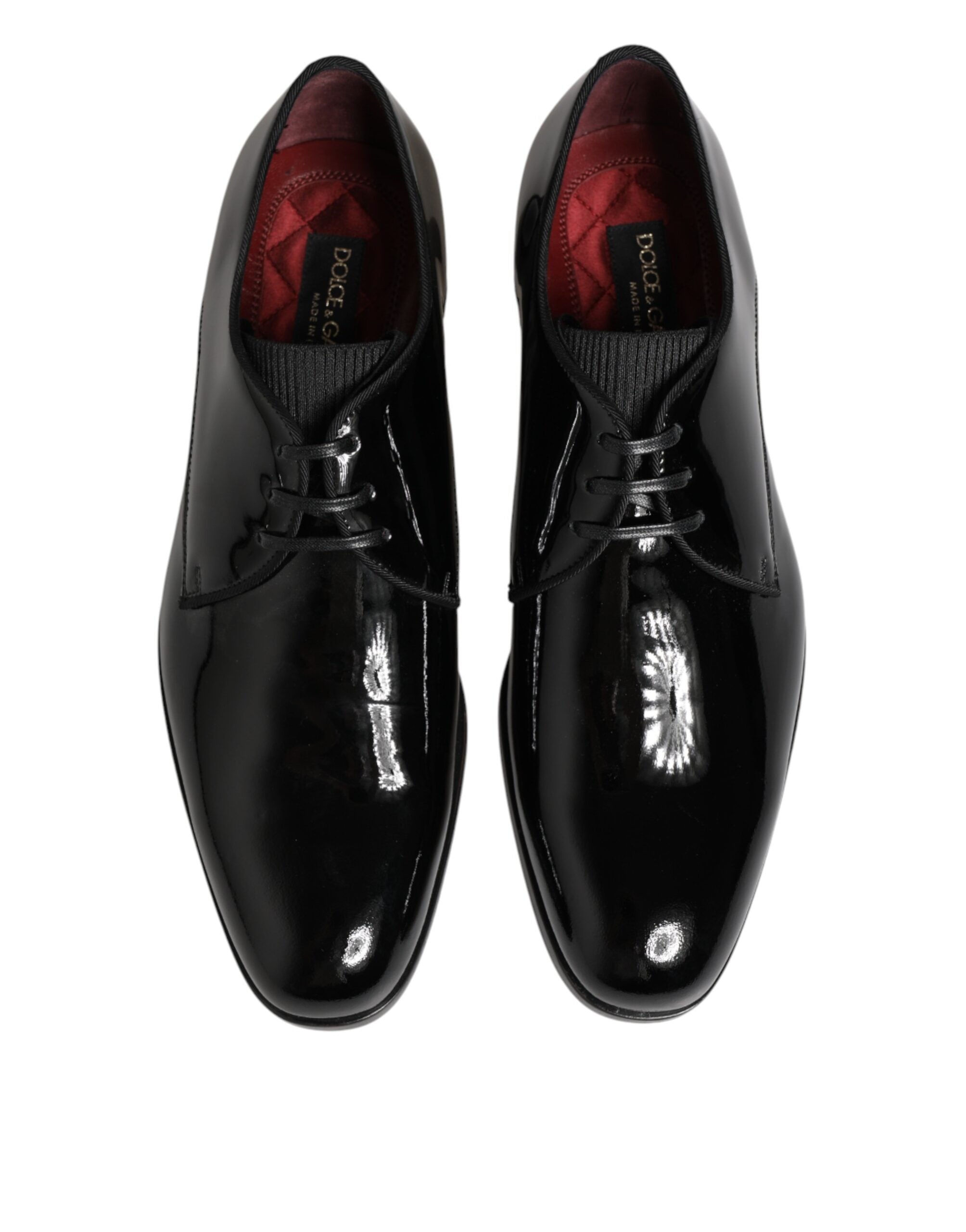 Dolce & Gabbana Derby από δέρμα μοσχαριού σε Μαύρο