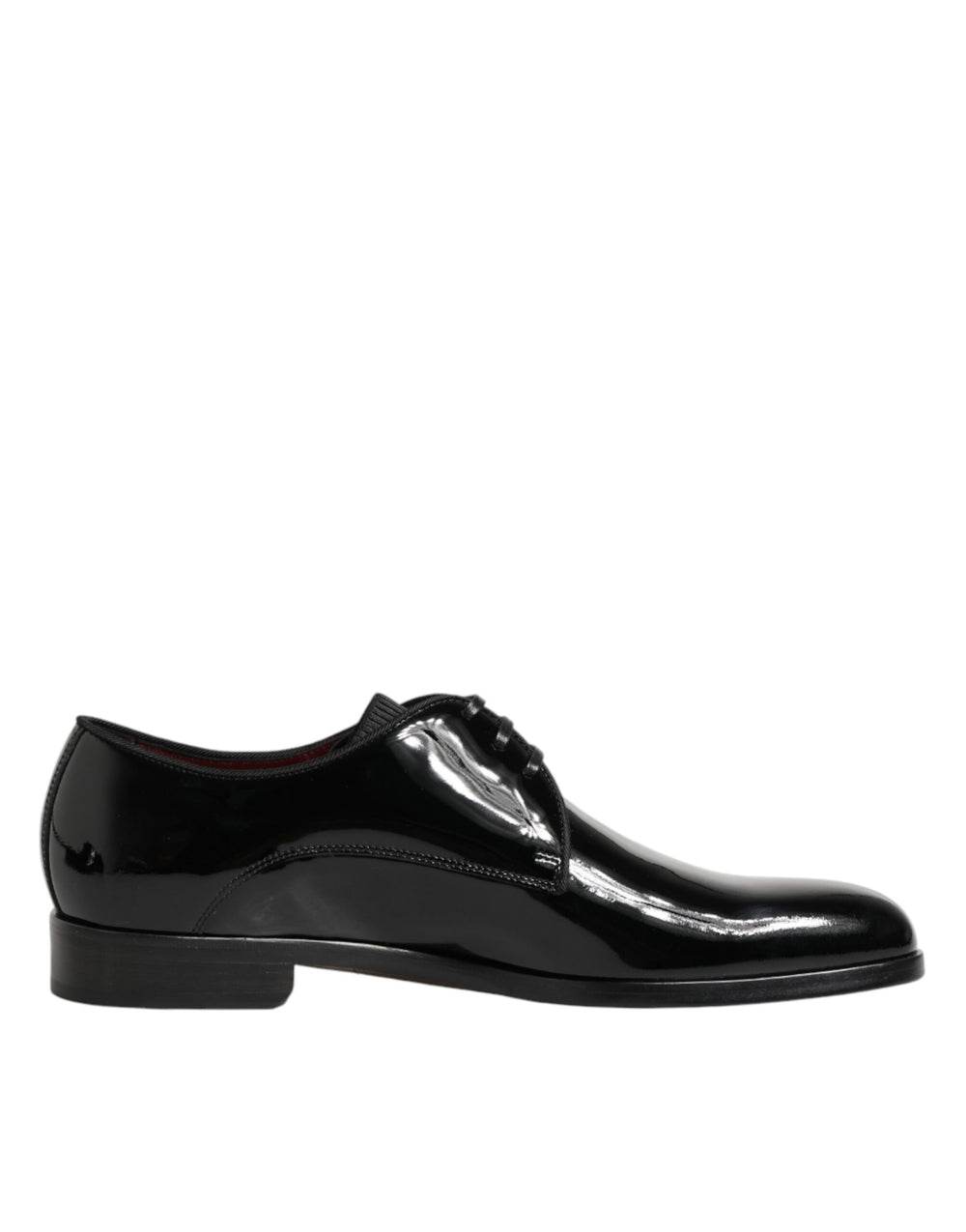 Dolce & Gabbana Calfskin Leather Derby Shoes in Black