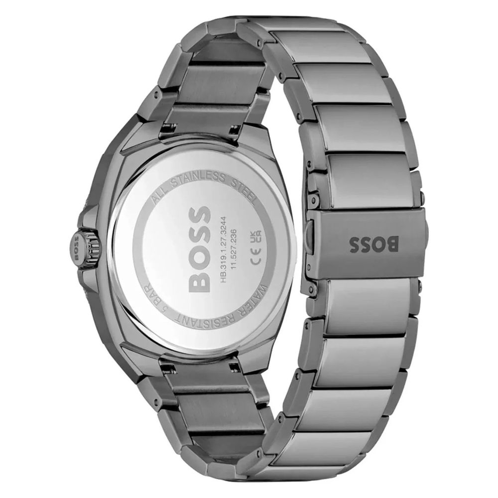 Hugo Boss Stainless Steel Dress Watch in Grey