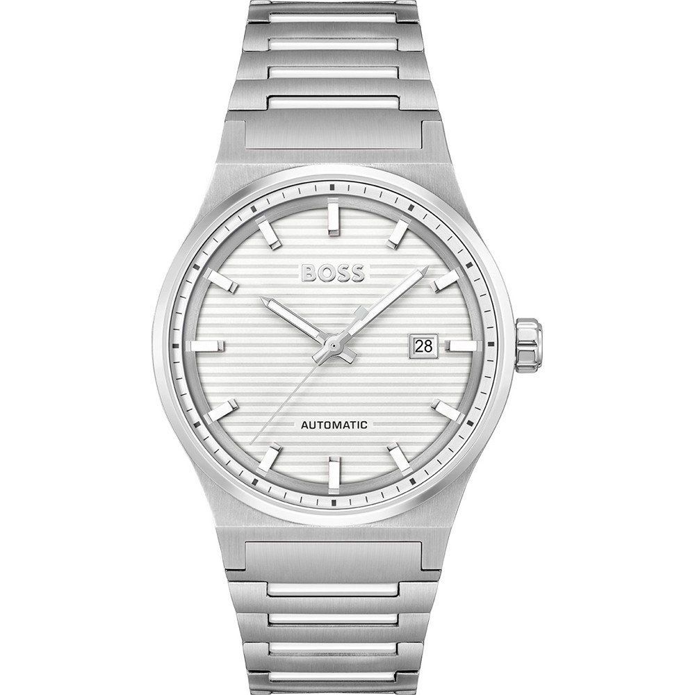 Gray Stainless Steel Dress Watch mens luxury fashion - Mens Edit