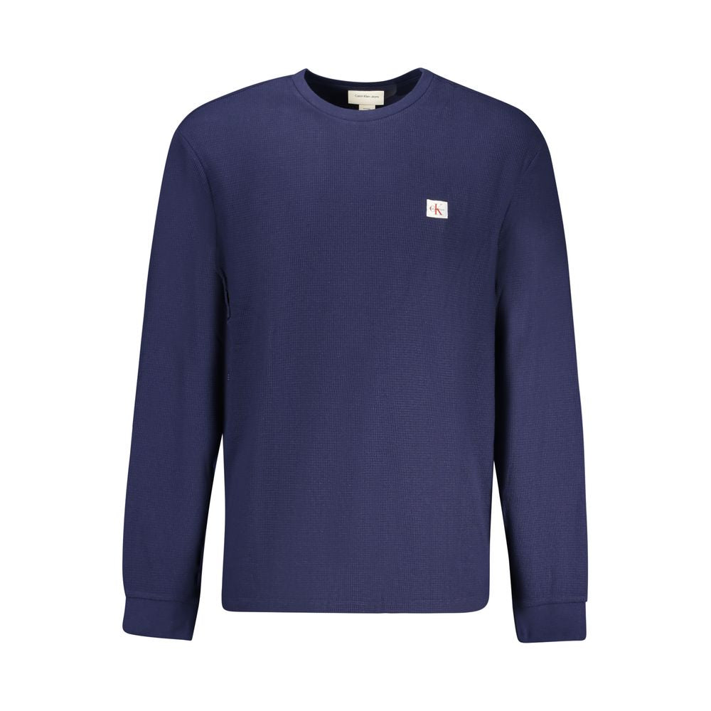 Blu Cotton Mens Sweater mens luxury fashion - Mens Edit