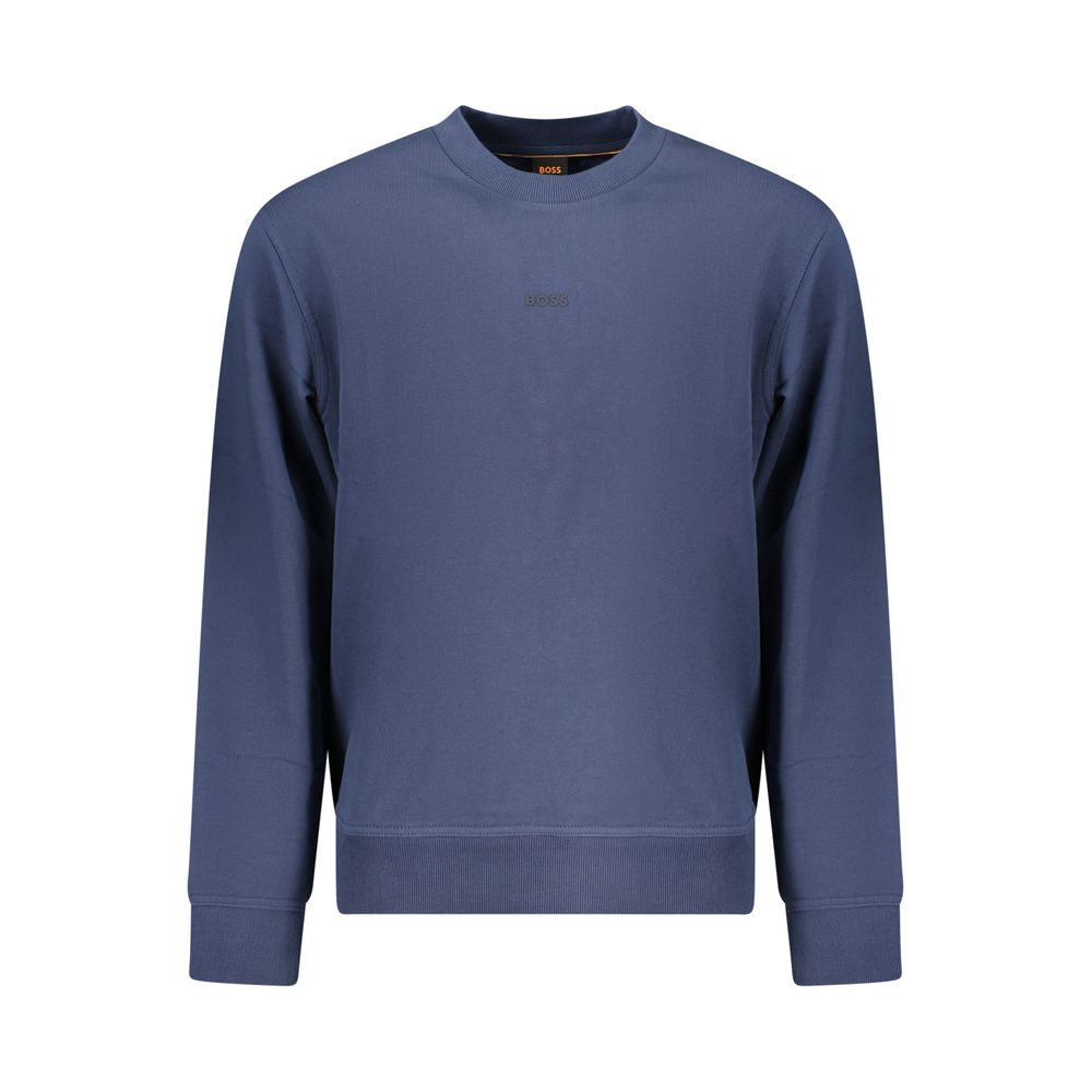 Hugo Boss Cotton Sweatshirt in Blue
