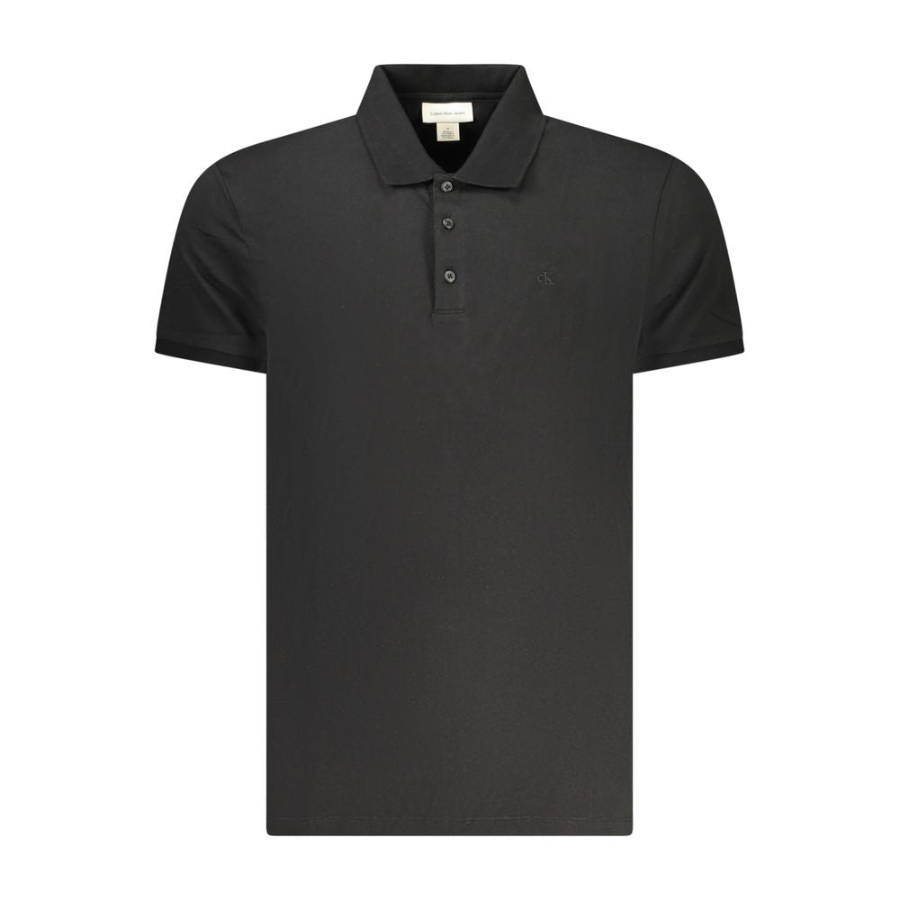 Black Cotton Men Polo Shirt mens luxury fashion - Mens Edit