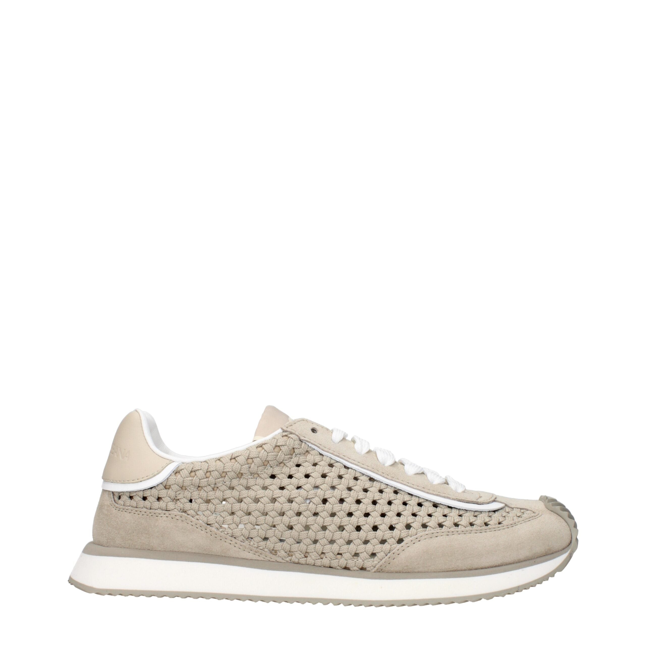 Beige Fabric Low Top Sneakers mens luxury fashion - Mens Edit
