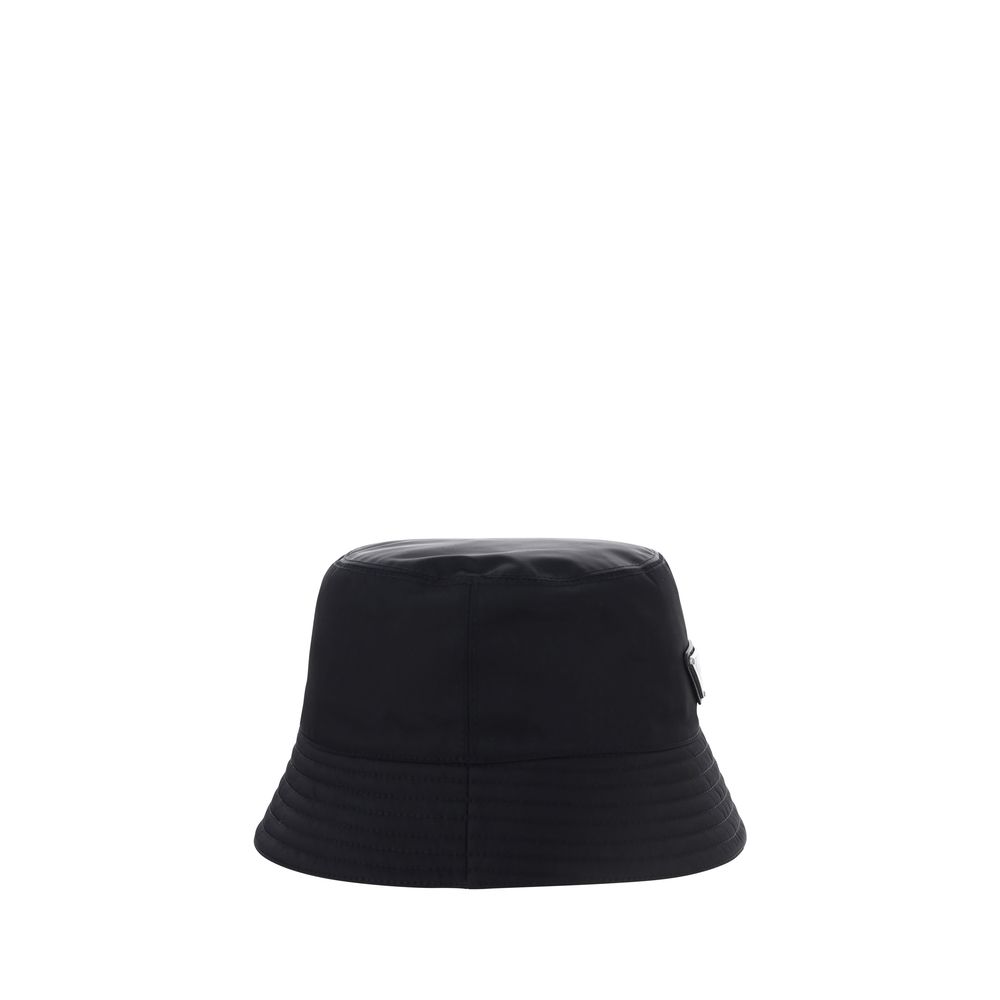 Prada Re-Nylon Bucket Hat in Black