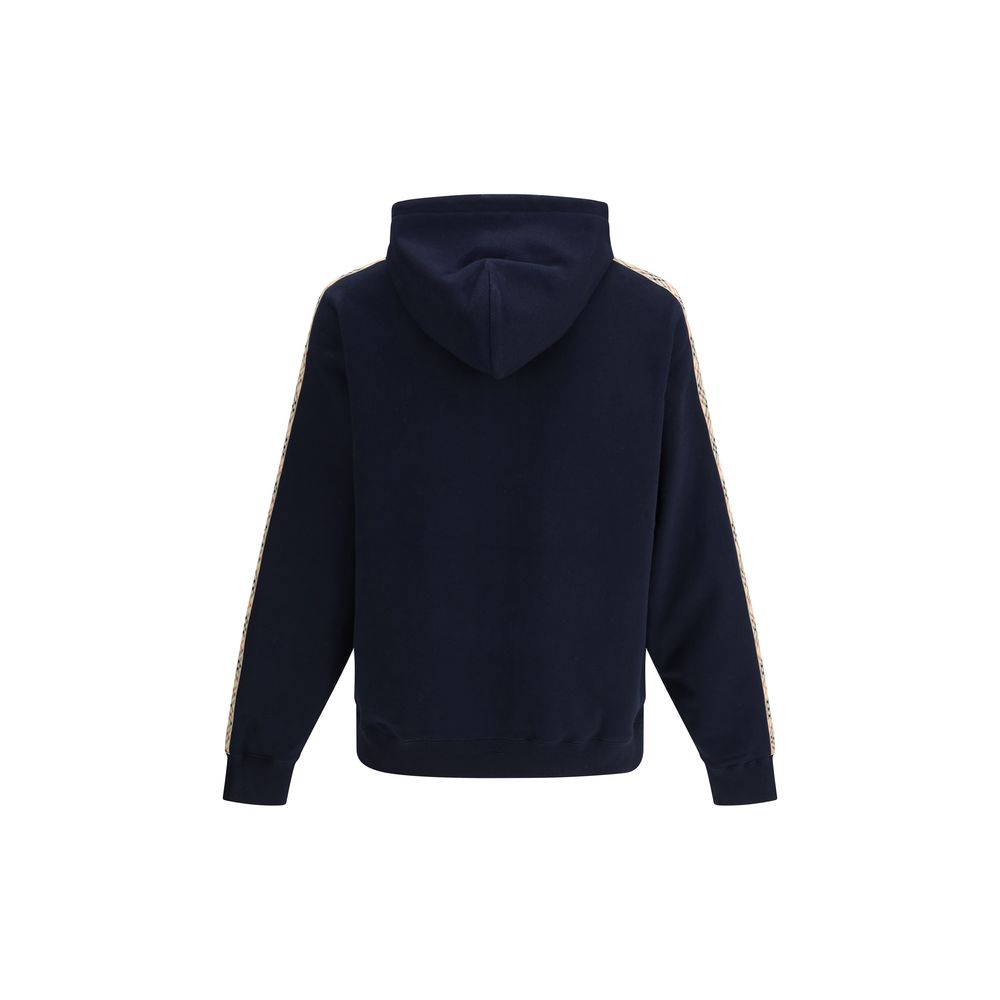 Burberry Blue Cotton Zip-Up Hoodie