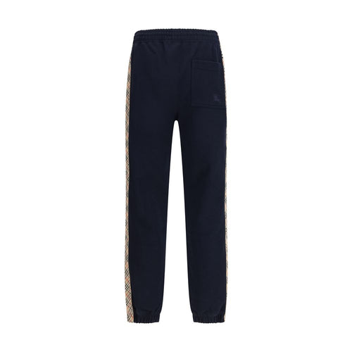 Burberry Βαμβακερό Slim Joggers σε Μπλε