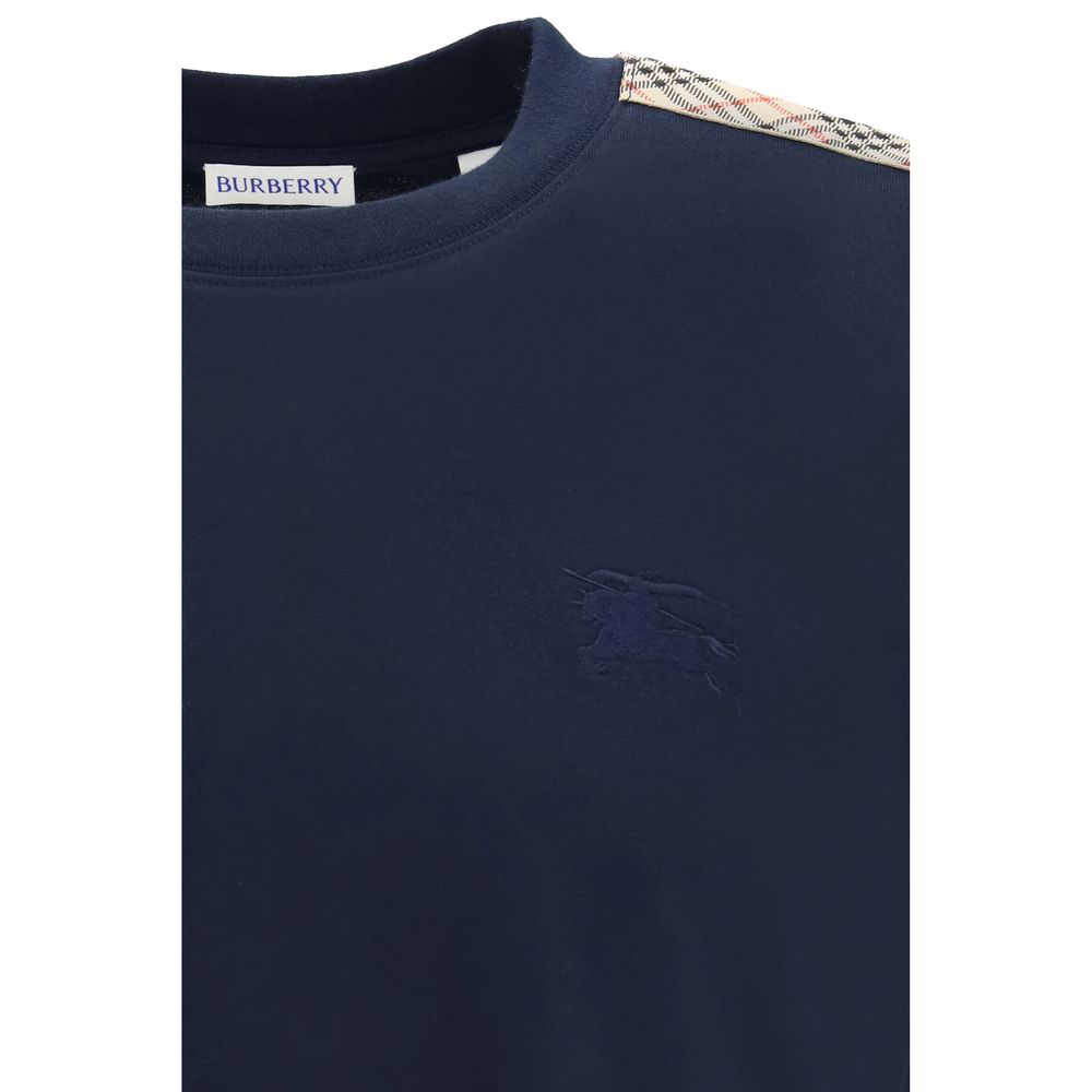 Burberry Cotton T-Shirt in Blue