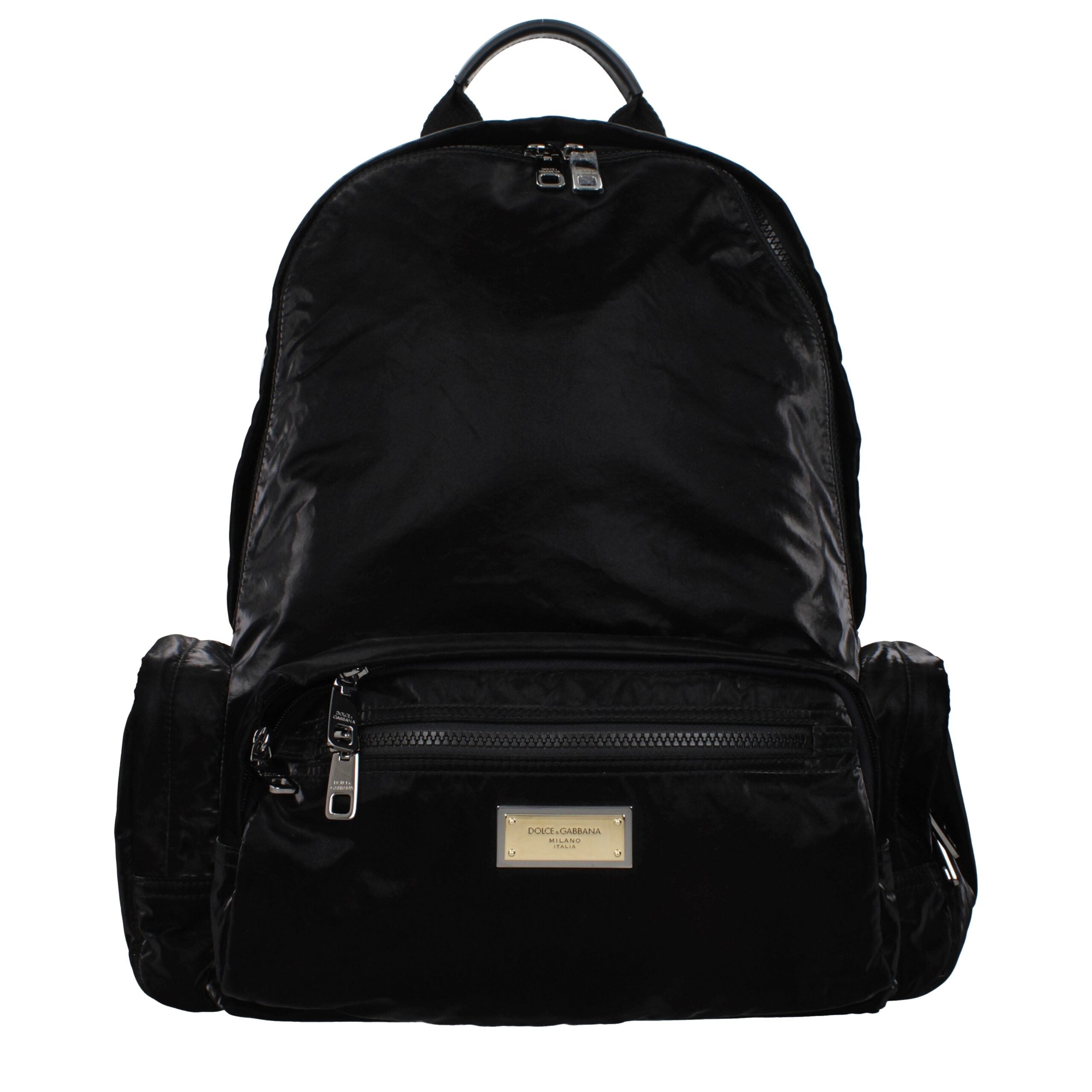 Black Nylon Backpack mens luxury fashion - Mens Edit