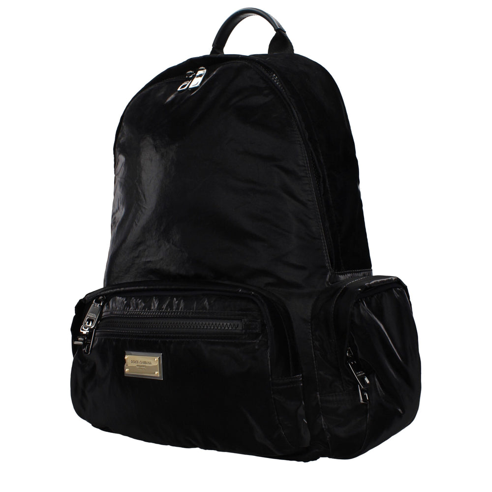 Dolce & Gabbana Nylon Backpack in Black