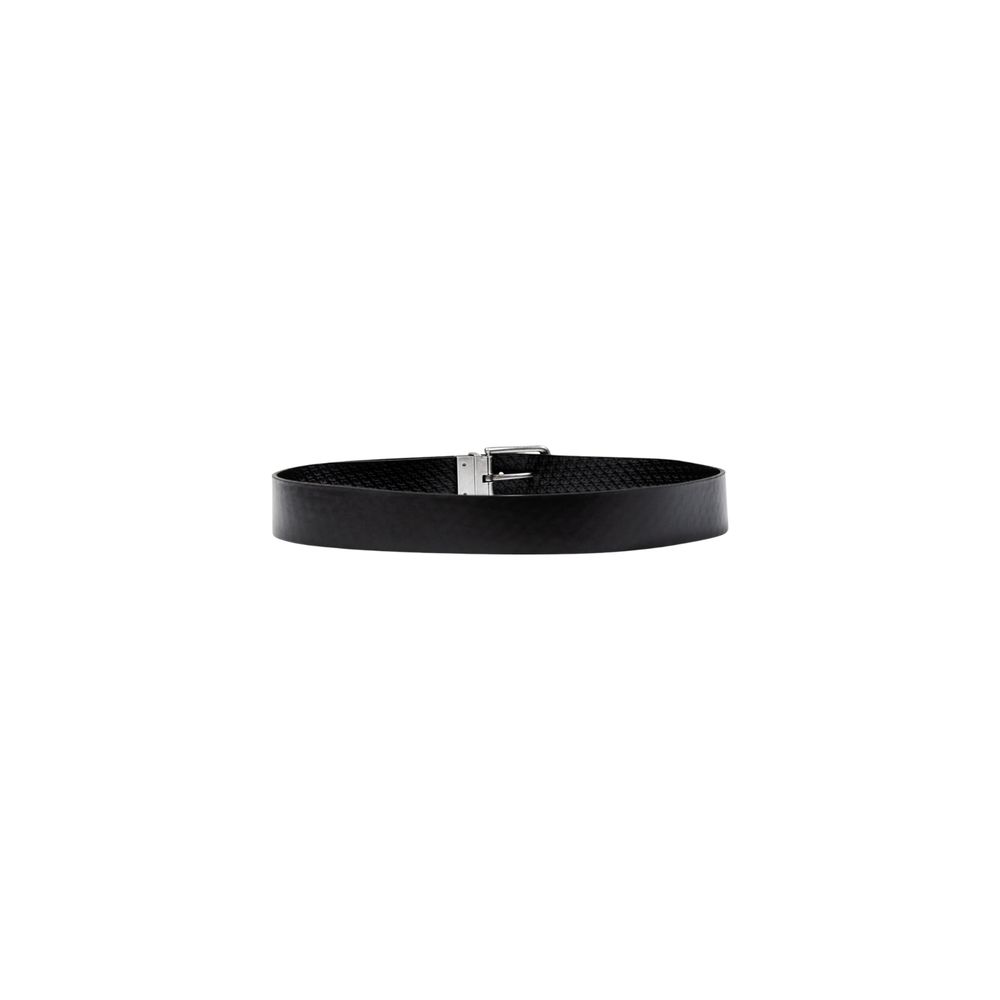 Calvin Klein Δερμάτινη Ζώνη Μαύρη