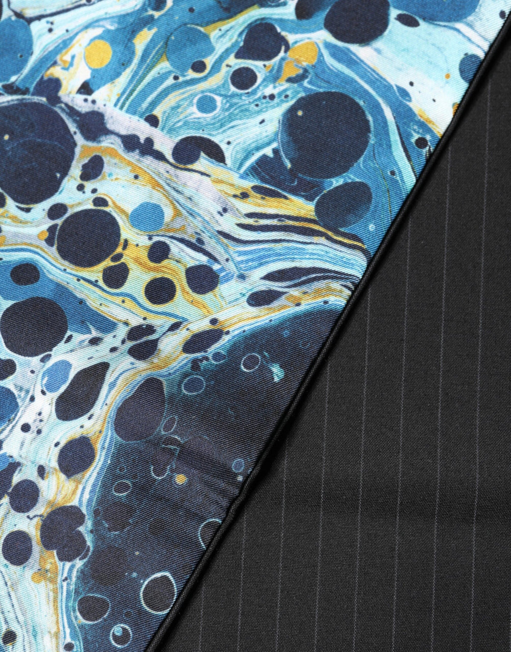 Dolce & Gabbana Silk-Blend Marble-Print Foulard in Multicolor