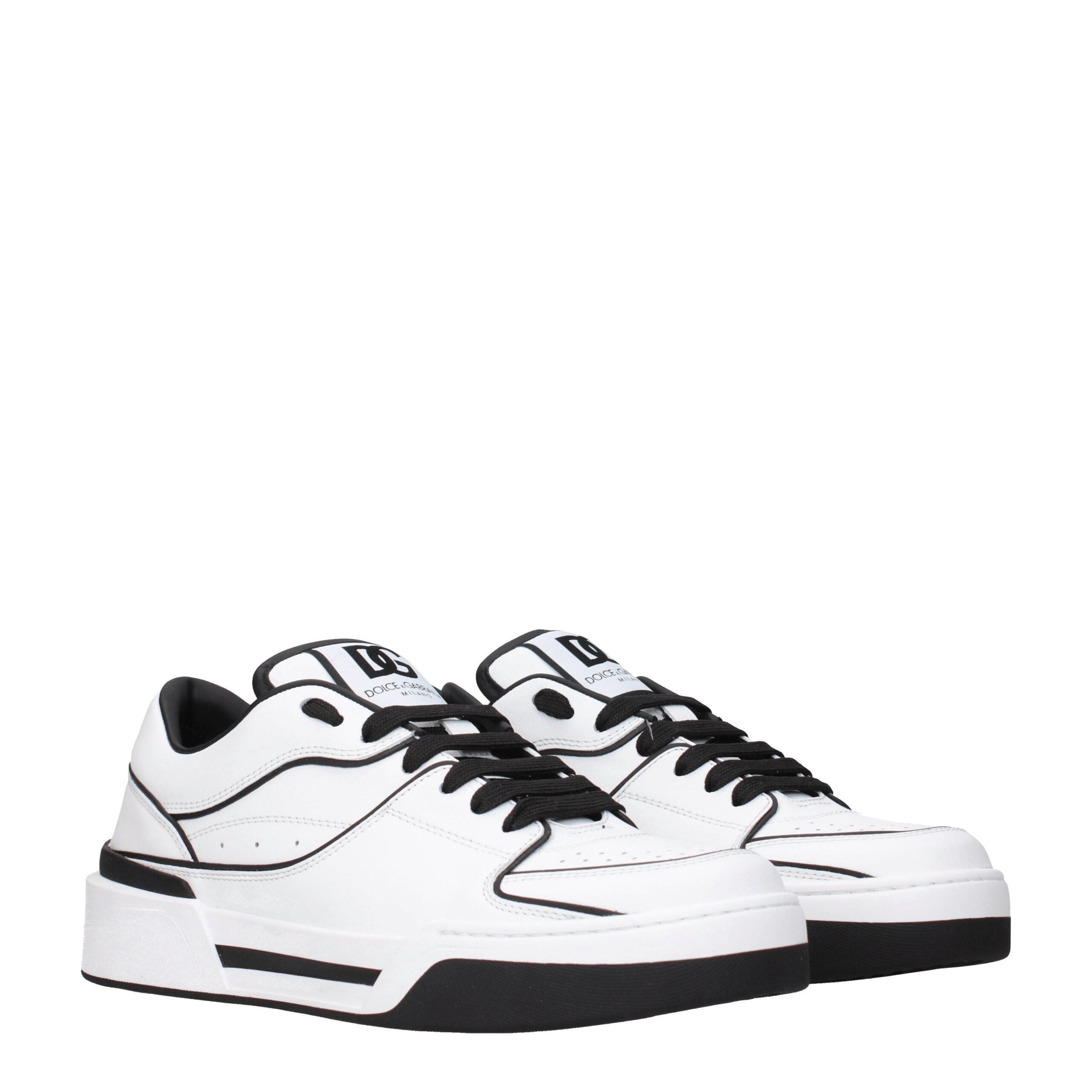 Dolce & Gabbana Δερμάτινα Sneakers σε Λευκό