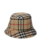 Burberry Heritage Cotton Bucket Hat in Beige