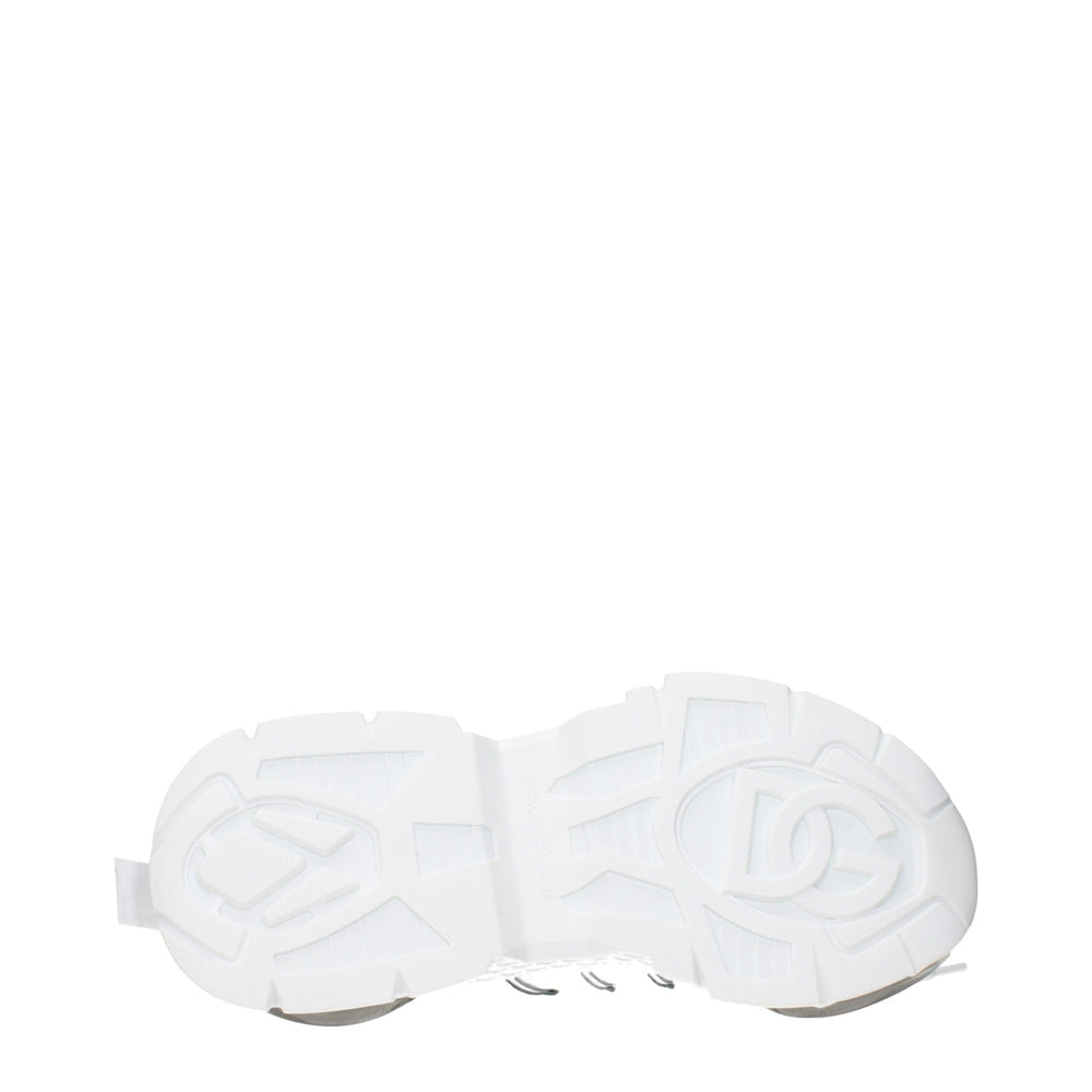 Dolce & Gabbana Fabric Sneakers in White