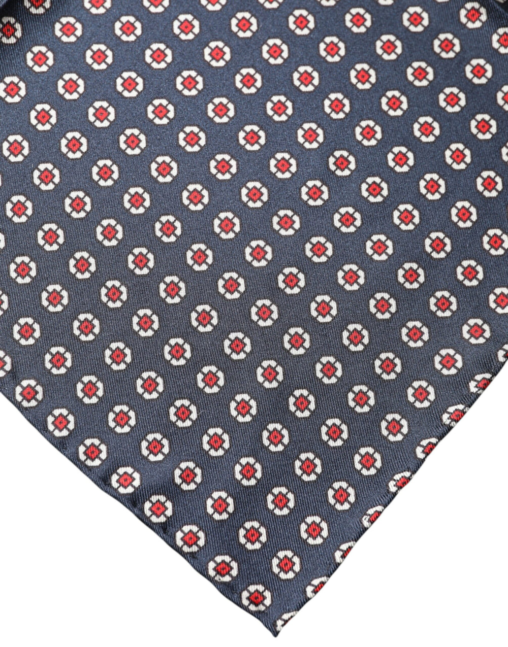 Dolce & Gabbana Silk Square Scarf in Blue