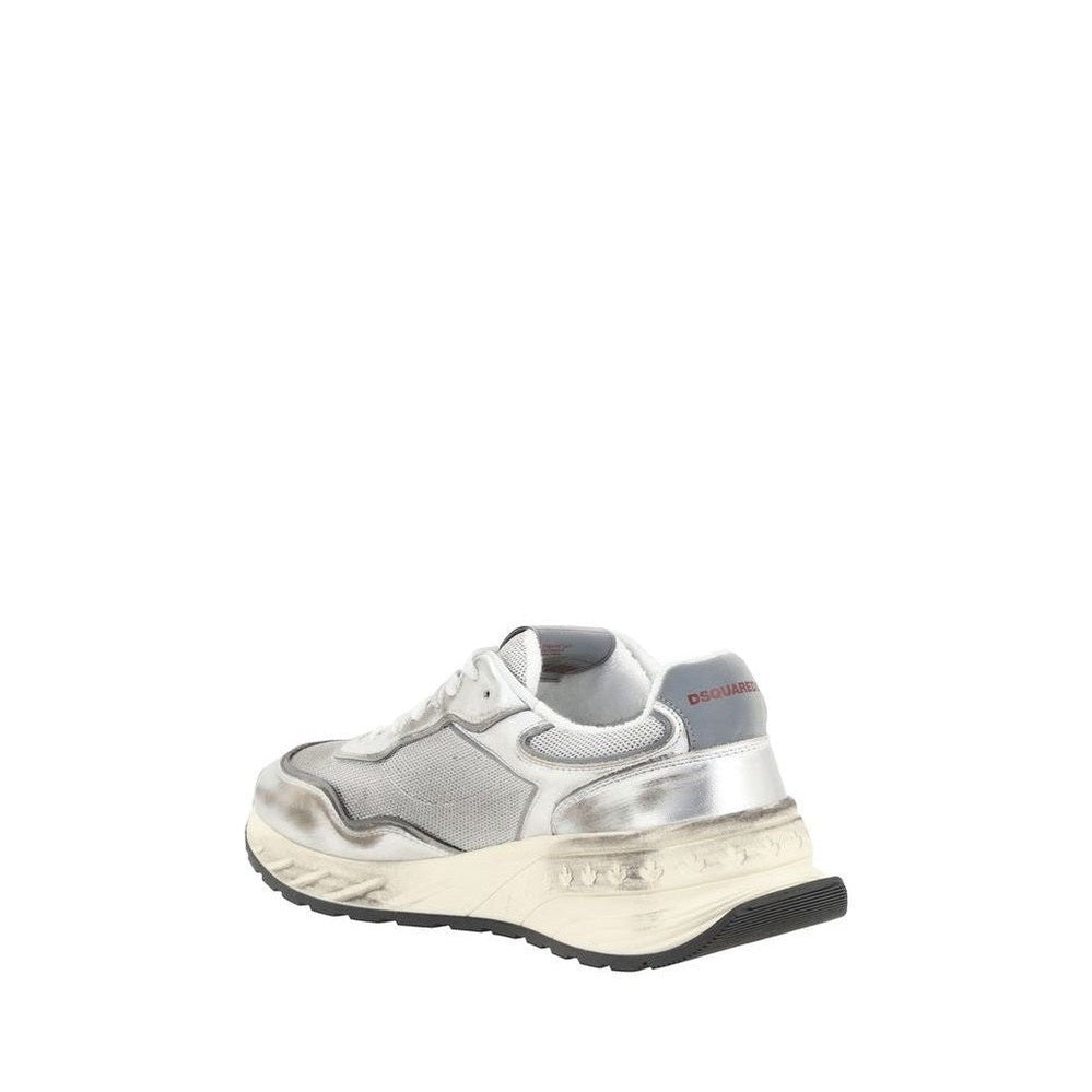 Dsquared² Calf Leather Sneakers in White