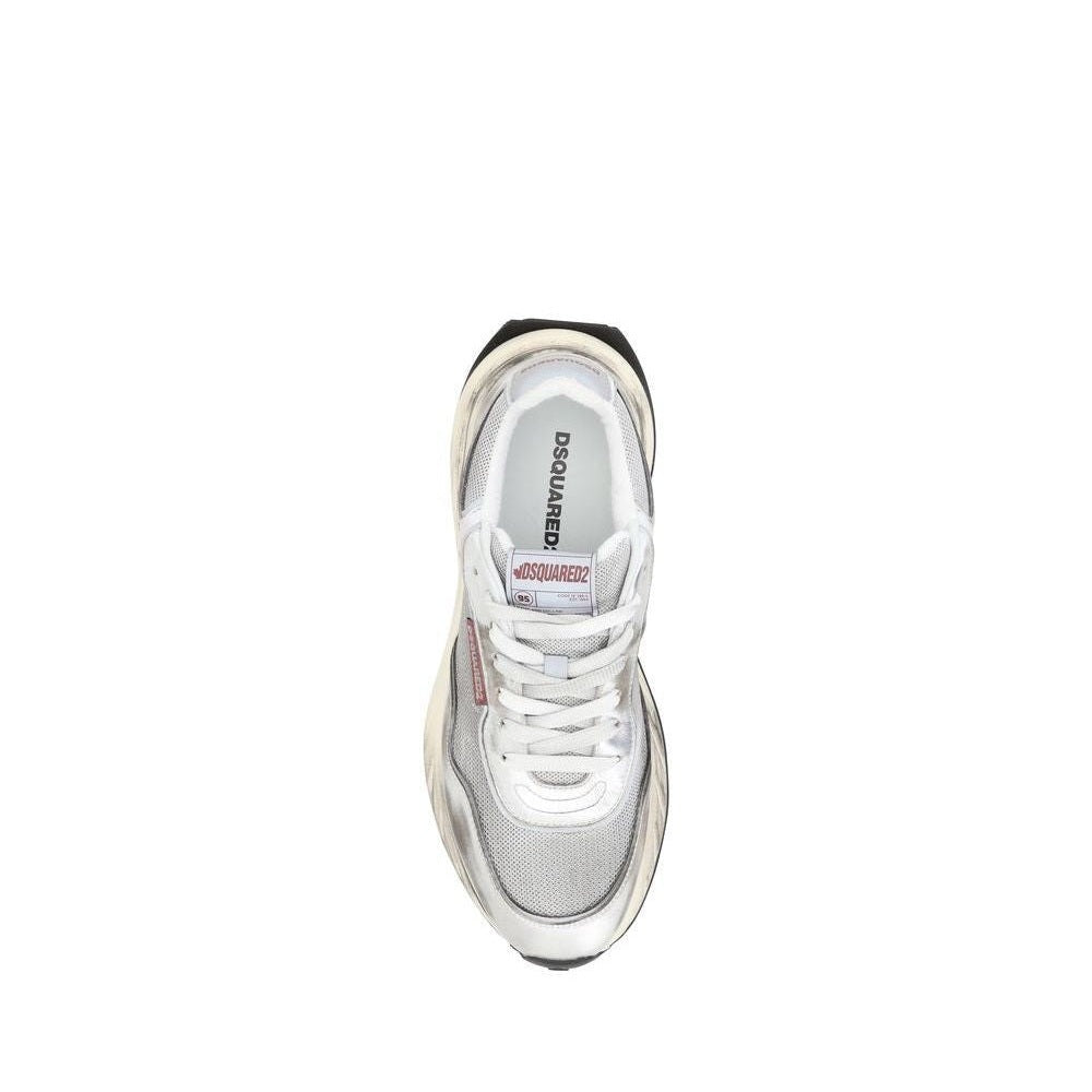 Dsquared² Calf Leather Sneakers in White