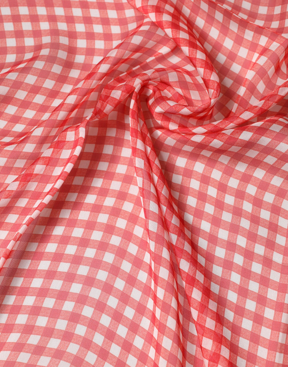 Dolce & Gabbana 100% Silk Neck Wrap Scarf in Red Check
