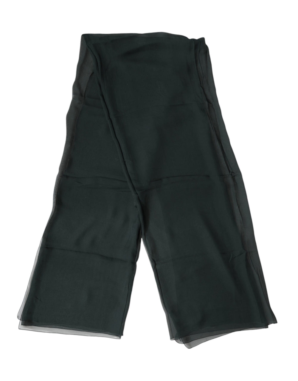 Dolce & Gabbana Silk Stole in Dark Green