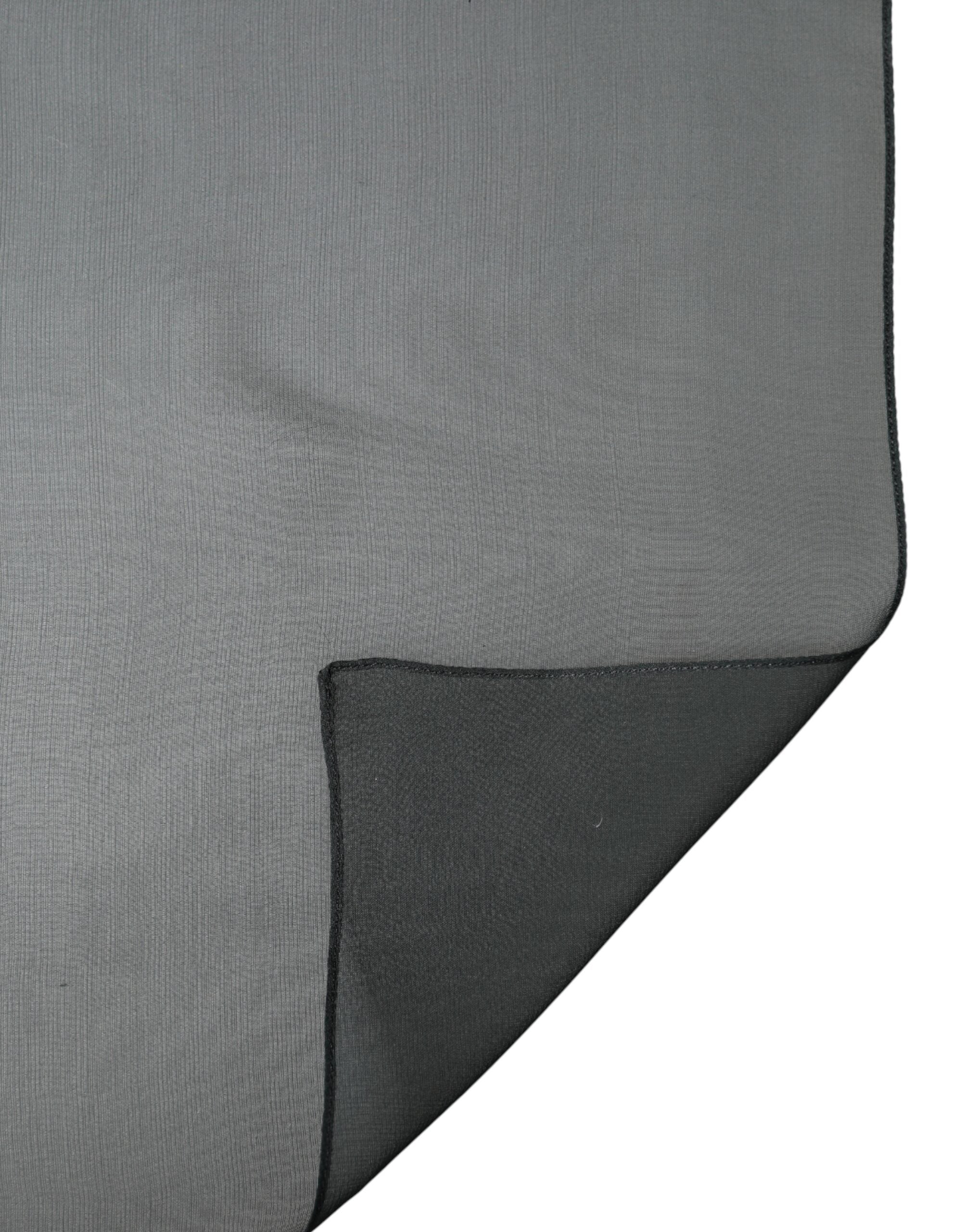Dolce & Gabbana Silk Stole in Dark Green