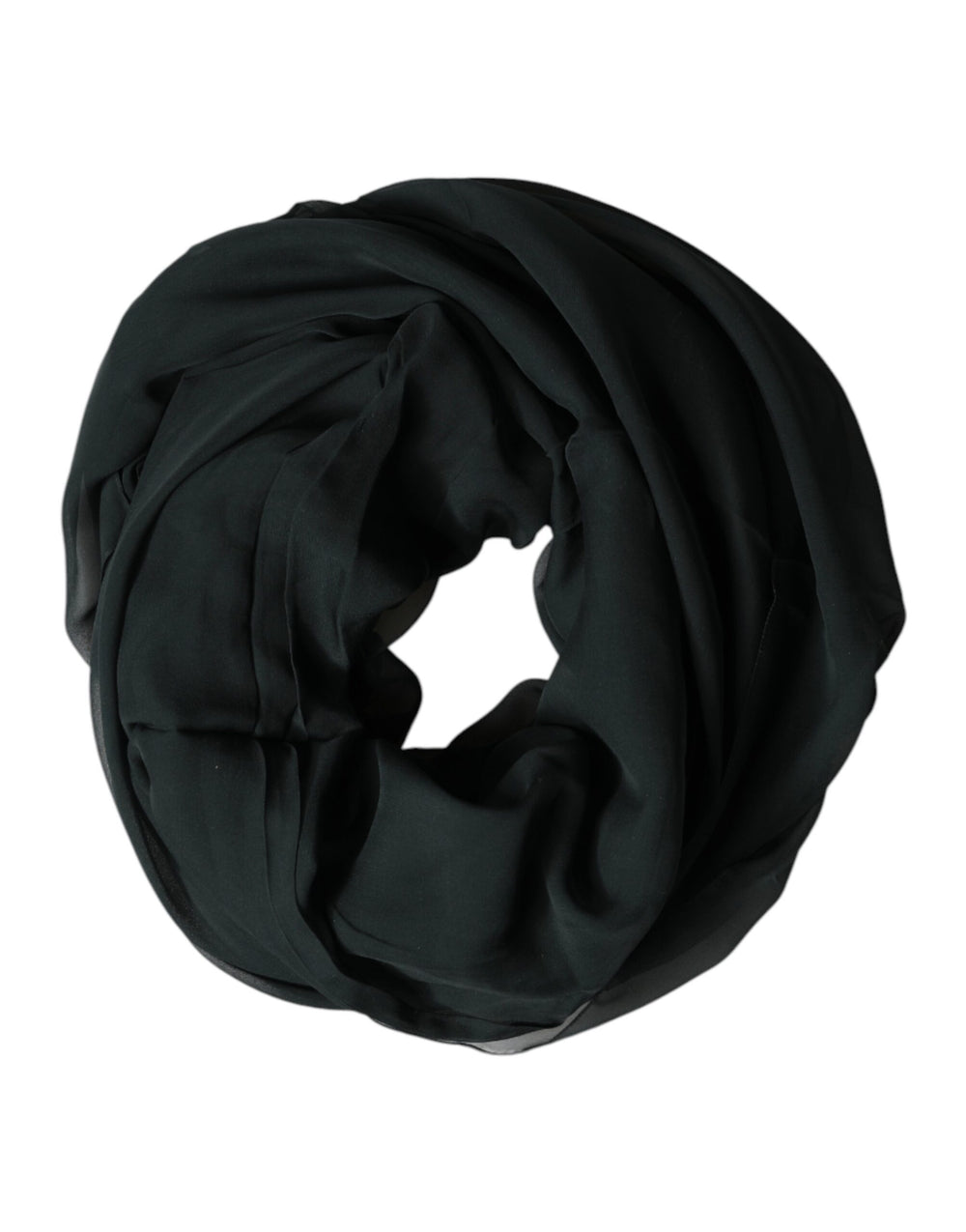 Dolce & Gabbana Silk Stole in Dark Green