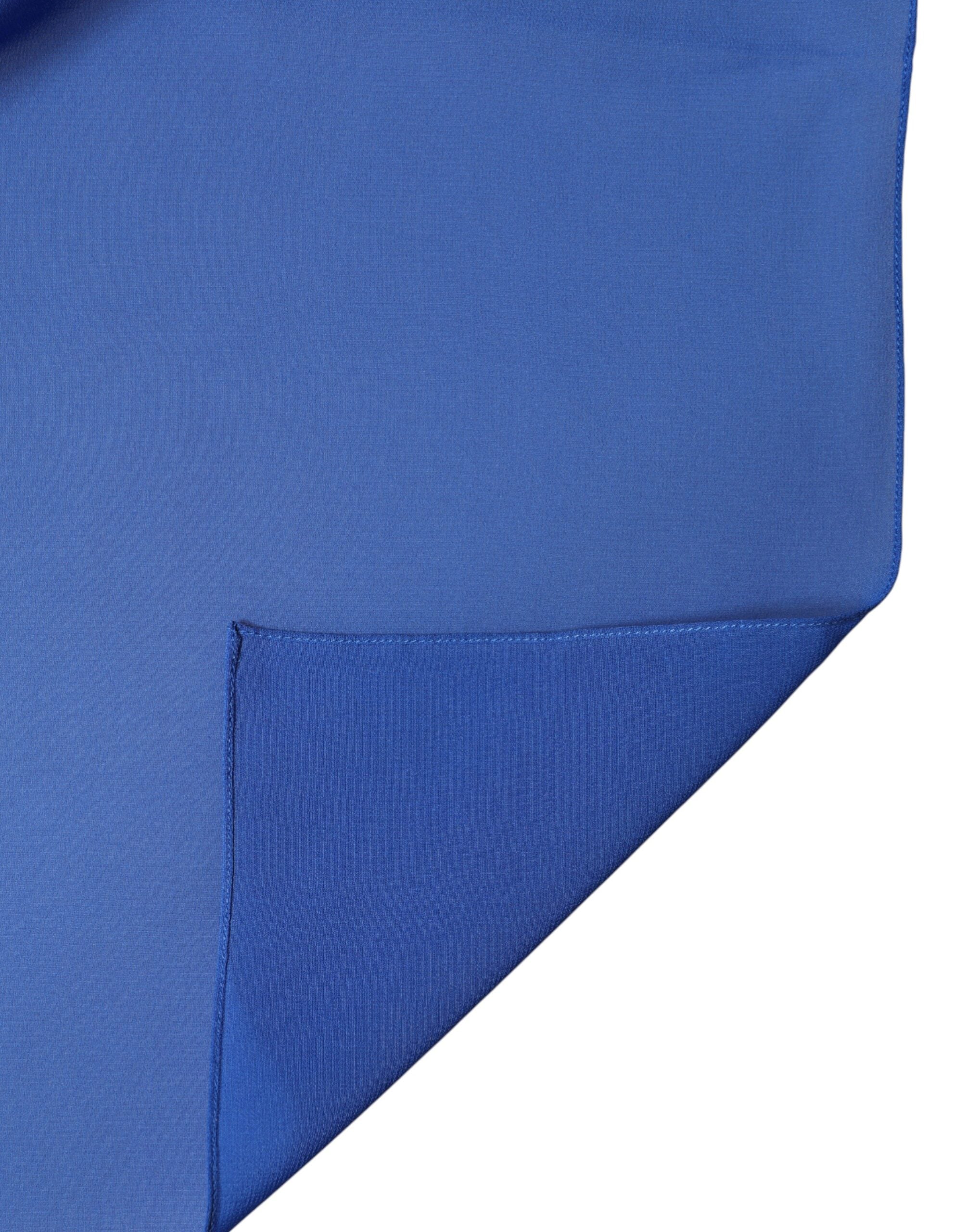 Dolce & Gabbana 100% Silk Stole in Blue