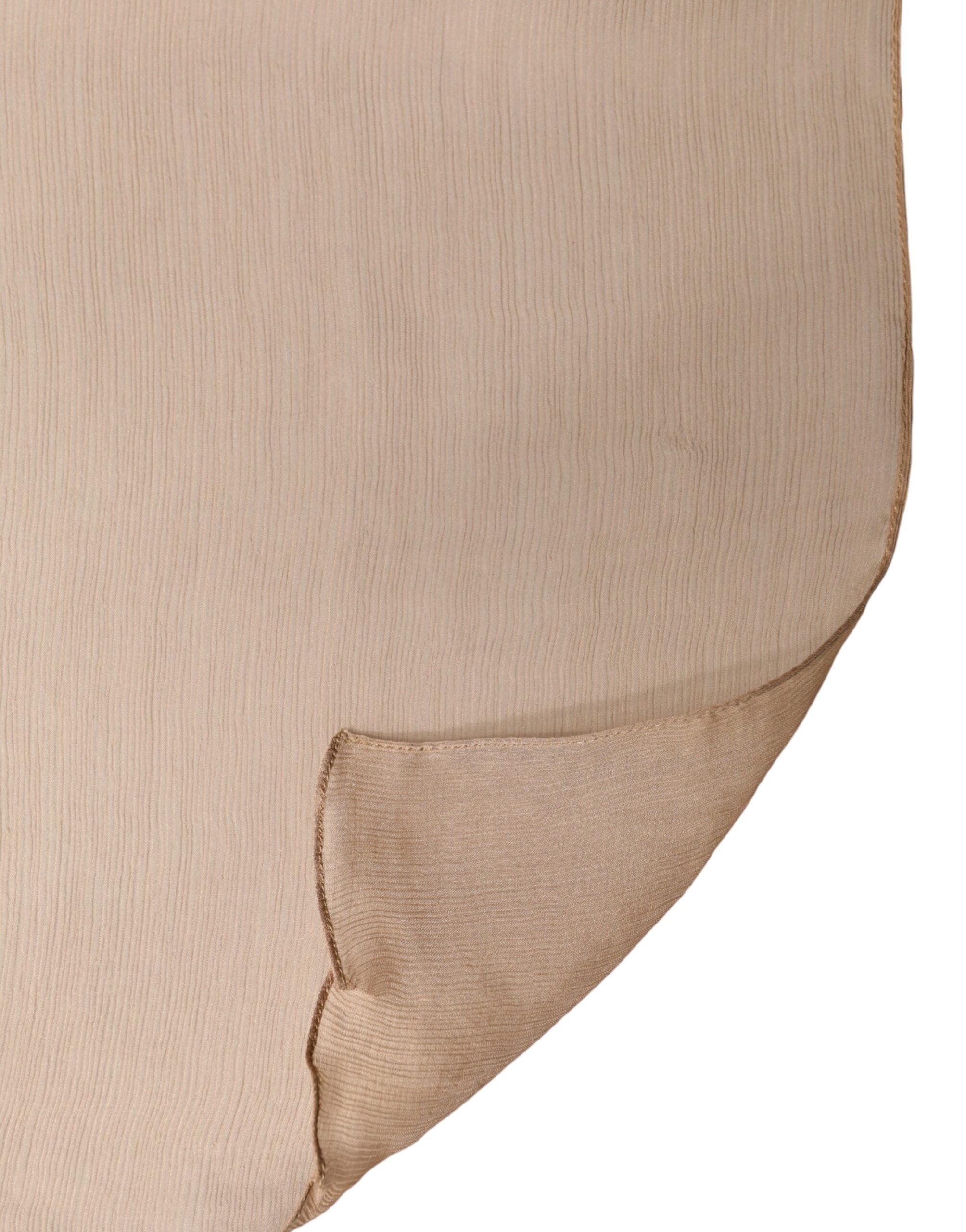 Dolce & Gabbana Silk Stole in Brown