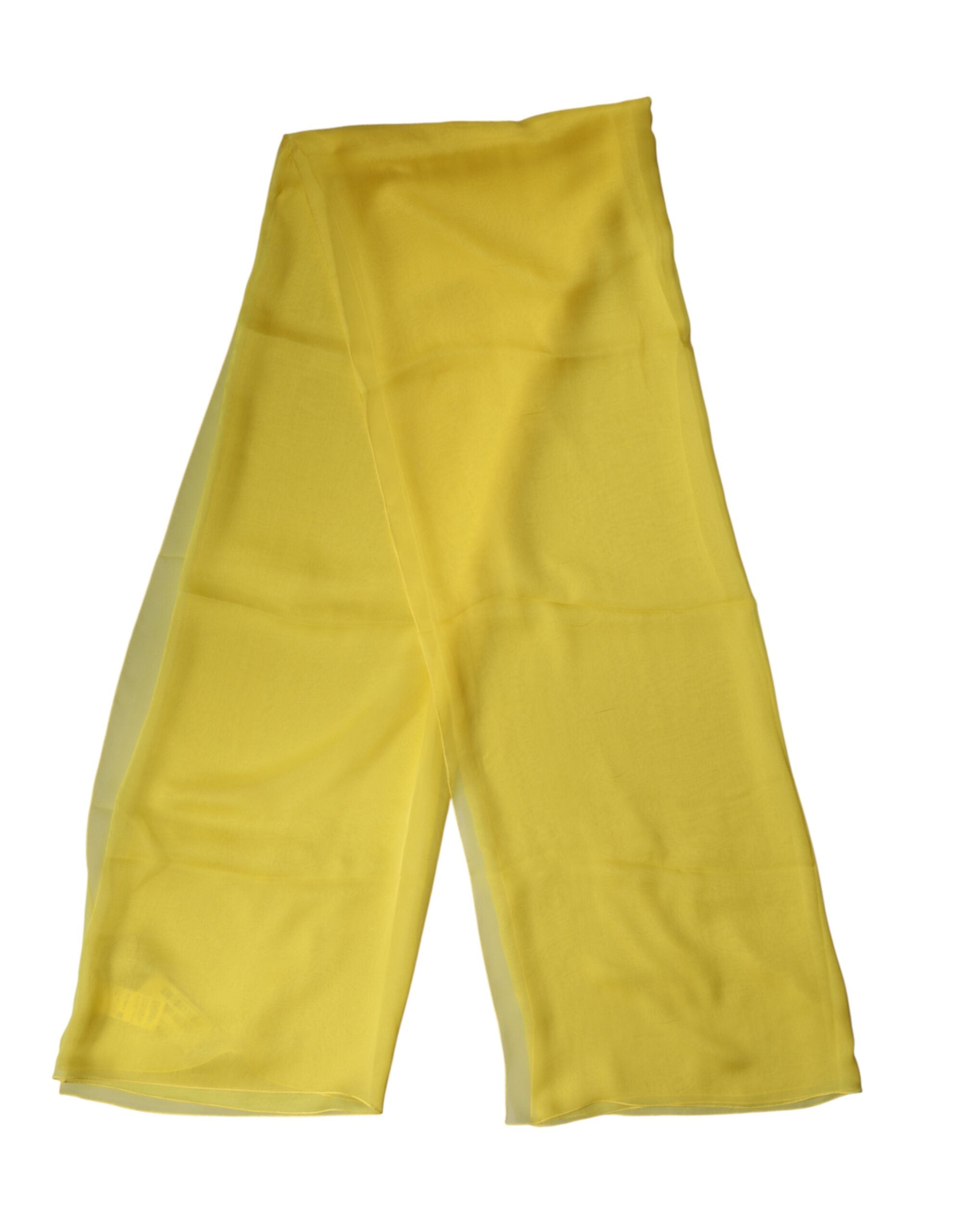 Yellow Silk Stole Neck Wrap Shawl Men 200cm x 130cm Scarf mens luxury fashion - Mens Edit