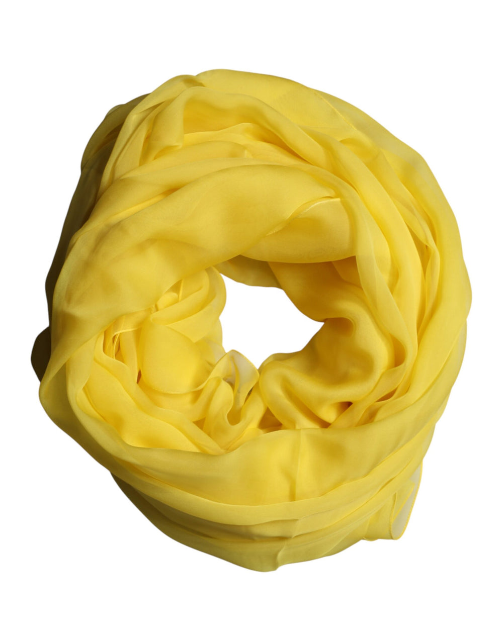 Dolce & Gabbana 100% Silk Stole in Yellow