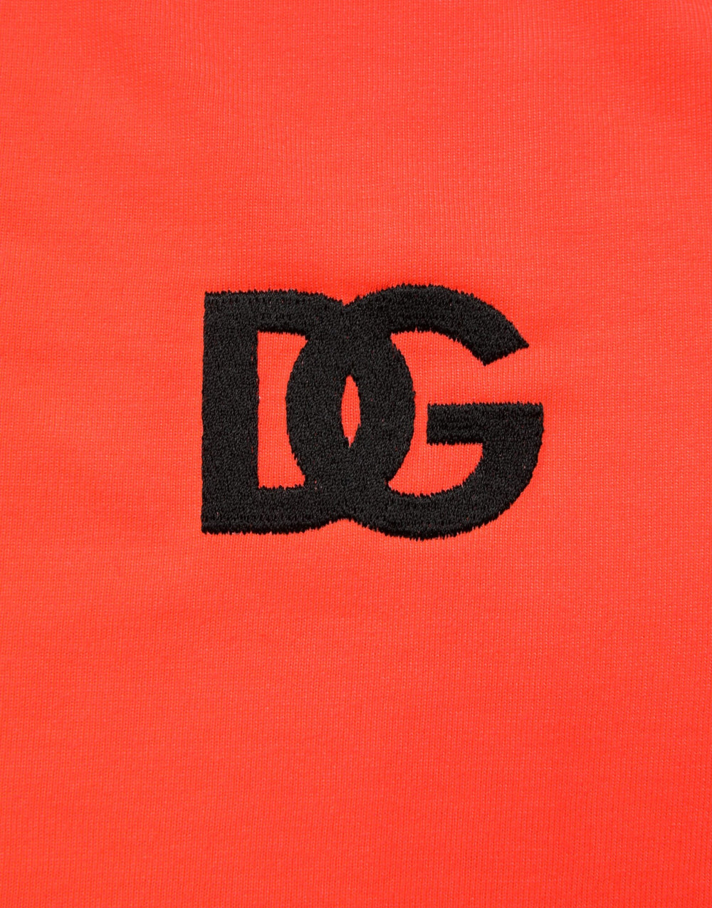 Dolce & Gabbana 100% Polyester T-shirt in Neon Orange