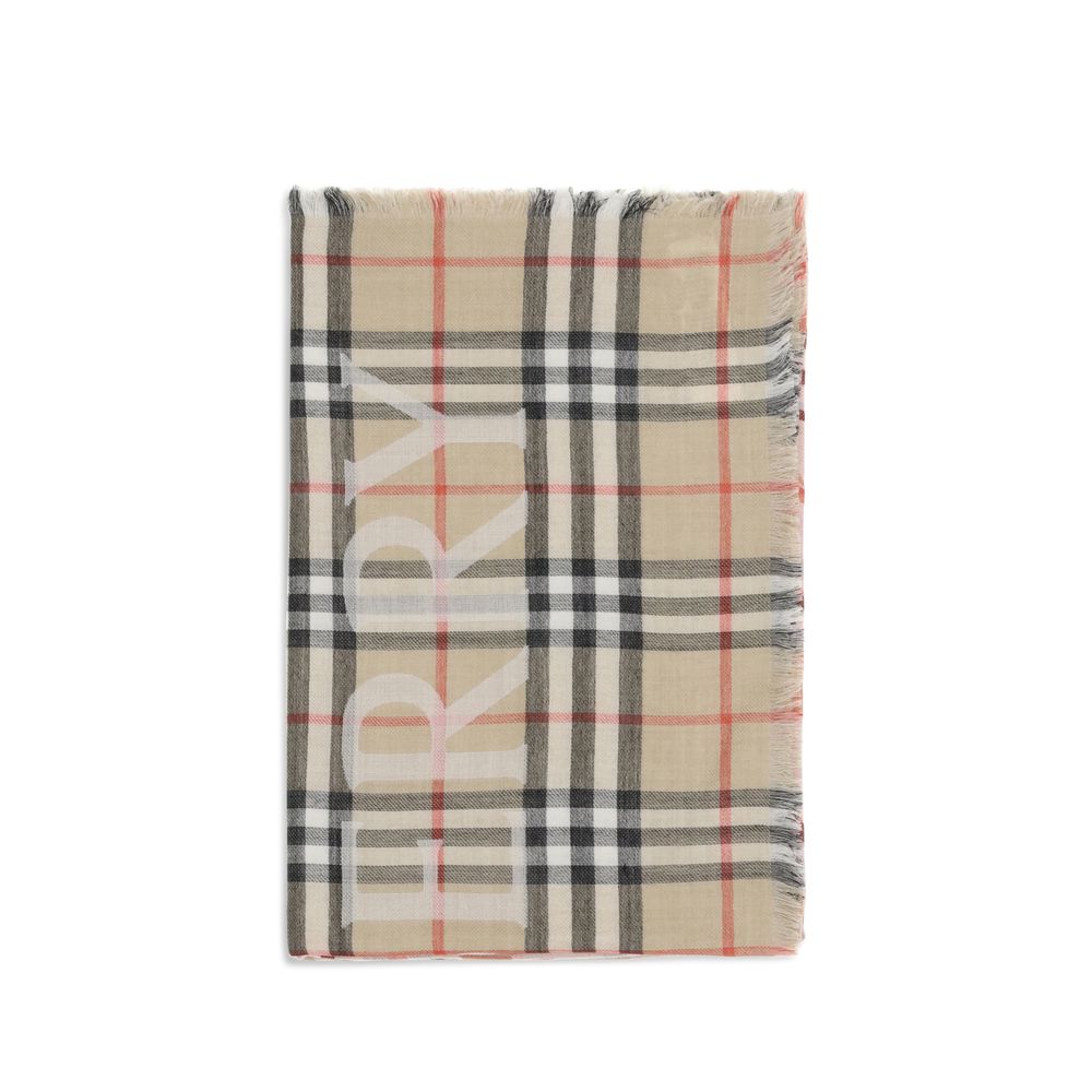 Beige Wool Scarf mens luxury fashion - Mens Edit