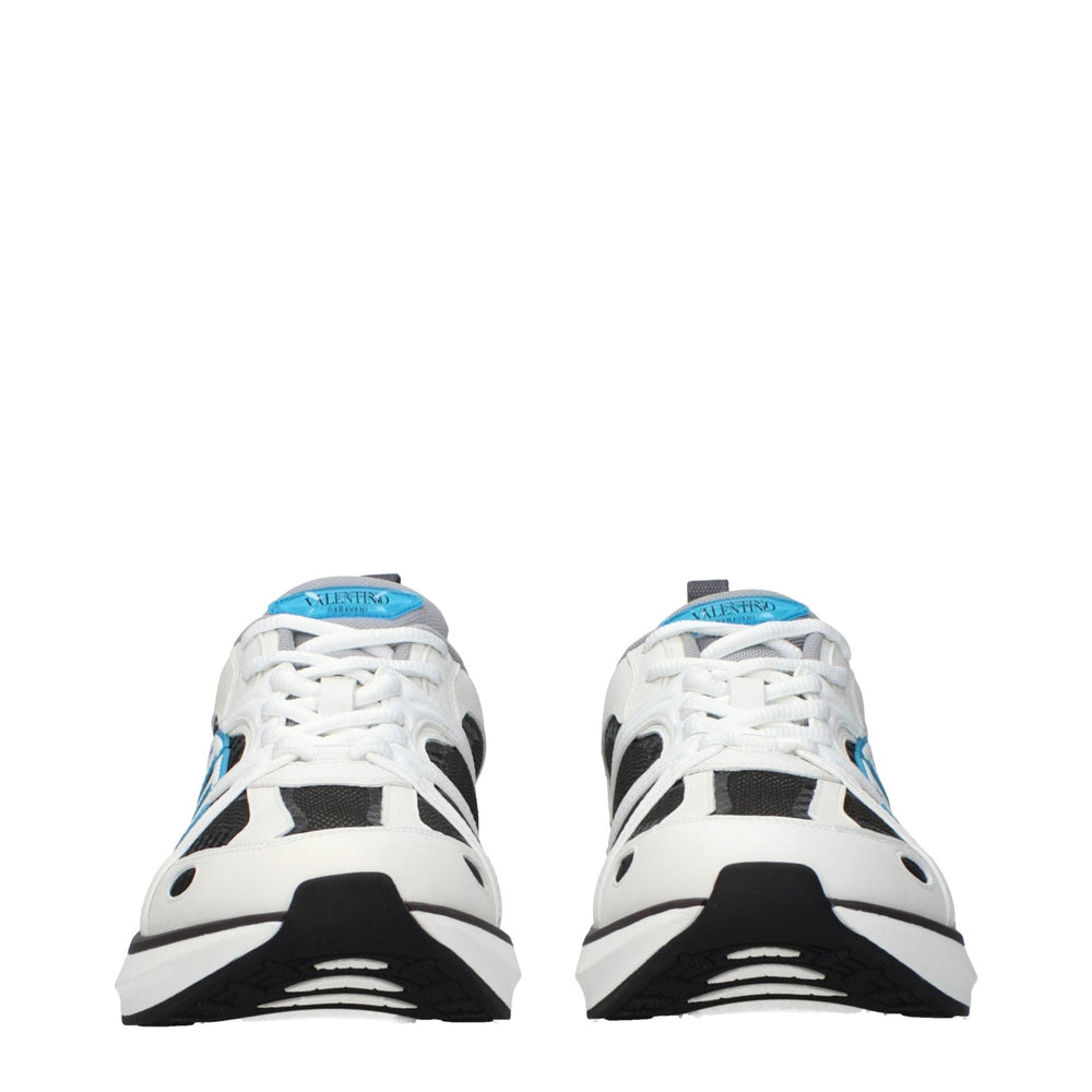 Valentino Garavani White Fabric Sneakers