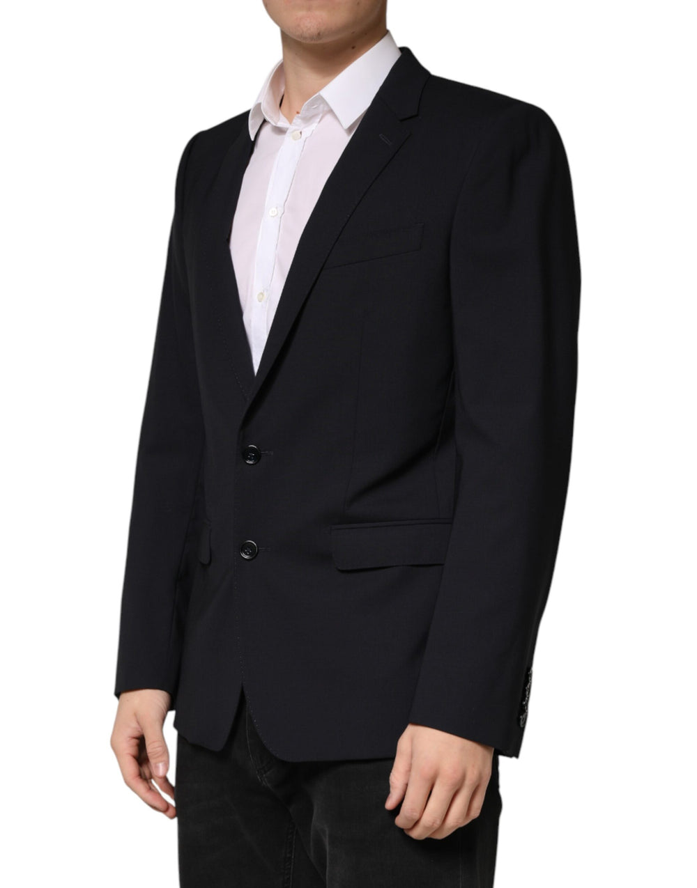Dolce & Gabbana Virgin Wool Blazer in Black