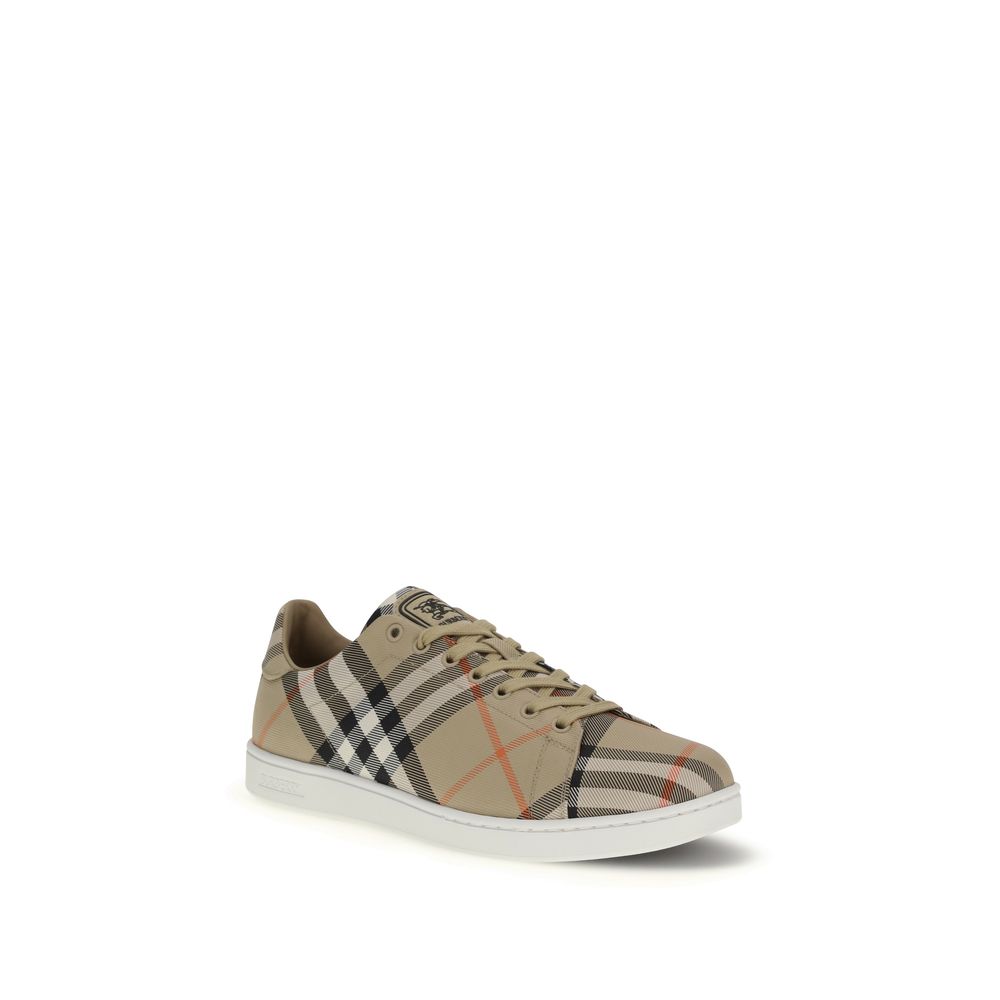 Burberry Nylon Low Top Sneakers in Multicolor