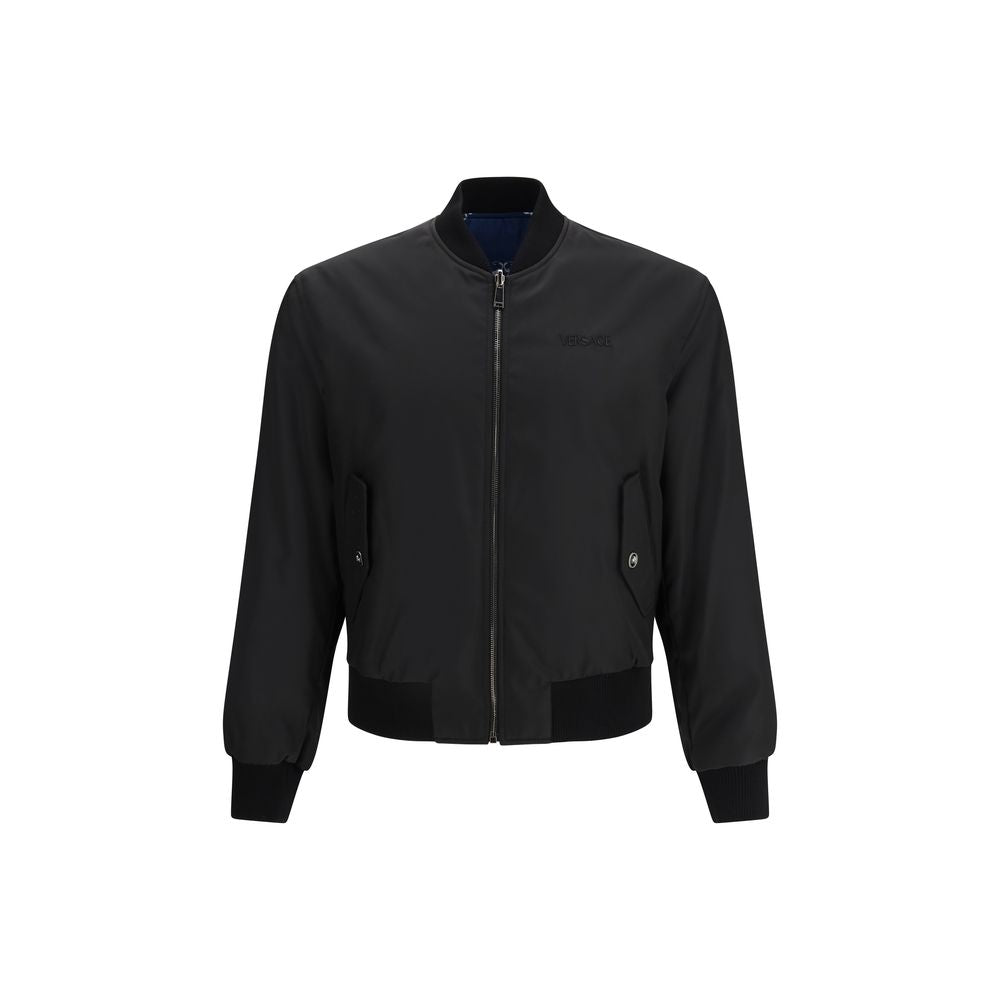 Versace Reversible Bomber Jacket in Black