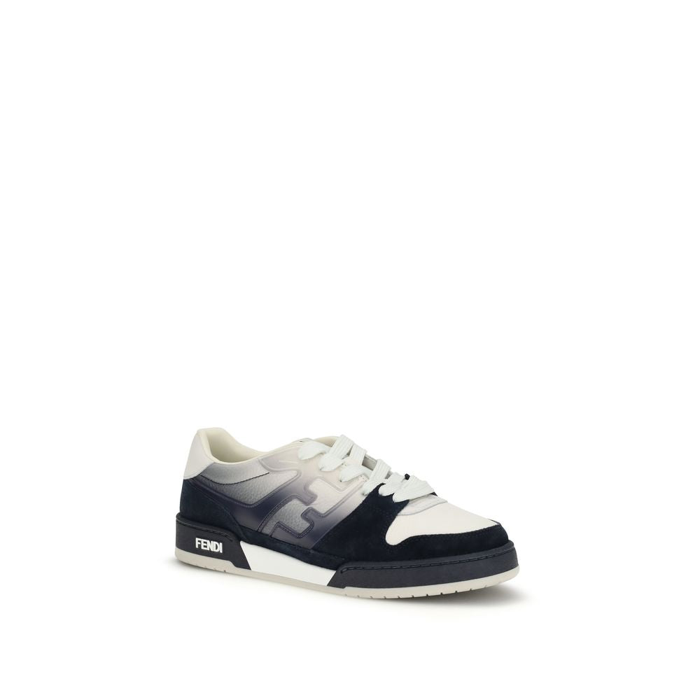 Fendi Multicolour Calf Leather Low Top Sneakers