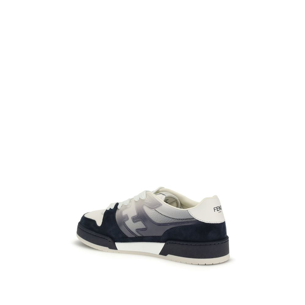 Fendi Multicolour Calf Leather Low Top Sneakers