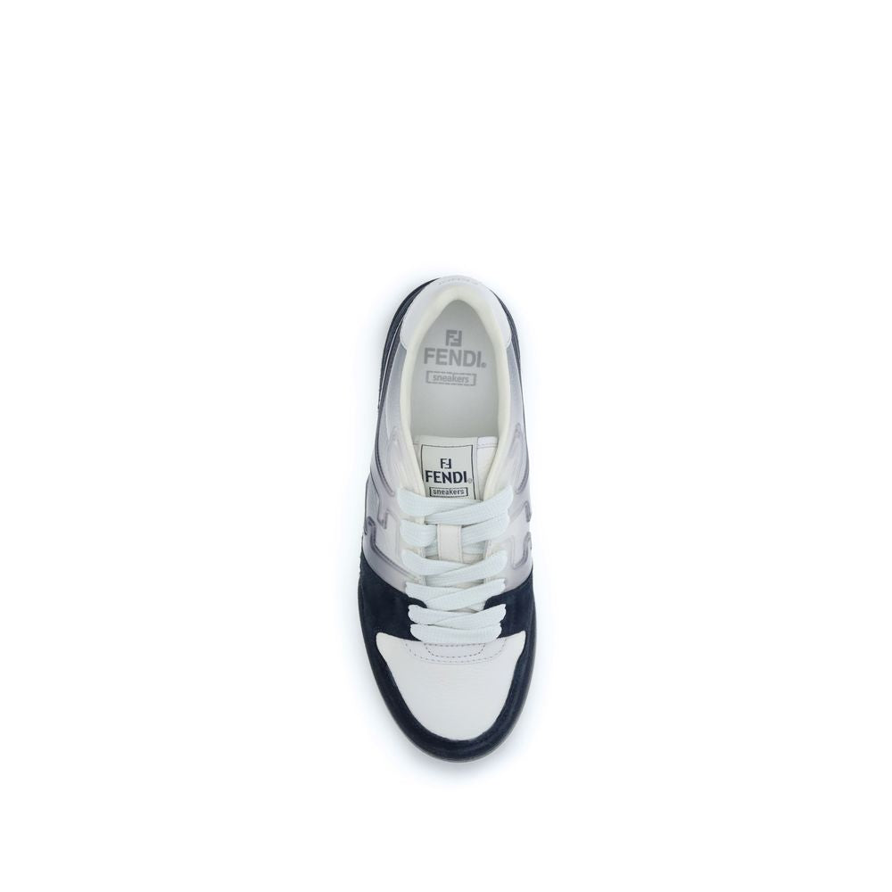 Fendi Multicolour Calf Leather Low Top Sneakers