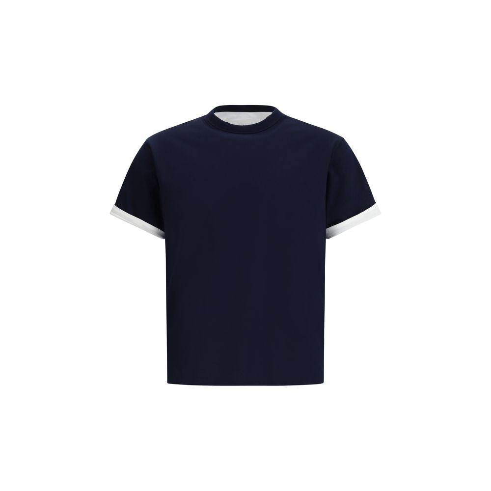 Prada Reversible 100% Cotton Jersey T-Shirt in White