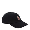 Moncler Black Polyester Baseball Cap with Logo - Luxury | Mens Edit