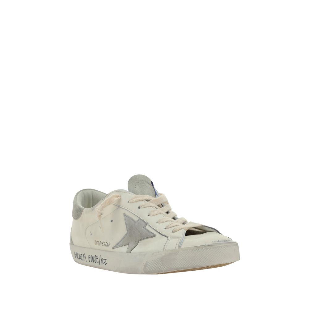 Golden Goose Sneakers από Δέρμα Κατσίκας σε Λευκό