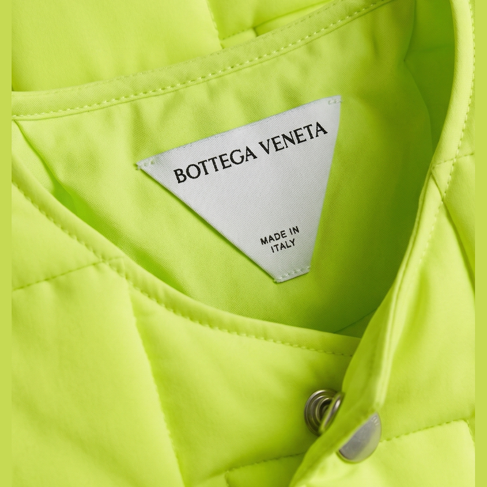 Bottega Veneta Αμάνικο Padded Jacket από Πολυαμίδιο σε Bicolor