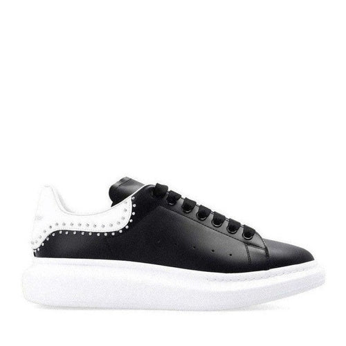 Alexander McQueen Black Calfskin Chunky Sneakers mens luxury fashion - Mens Edit