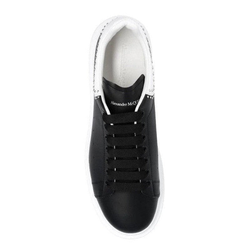 Alexander McQueen Black Calfskin Chunky Sneakers mens luxury fashion - Mens Edit