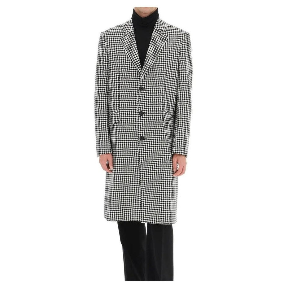 Alexander McQueen Black Wool Coat mens luxury fashion - MENS EDIT